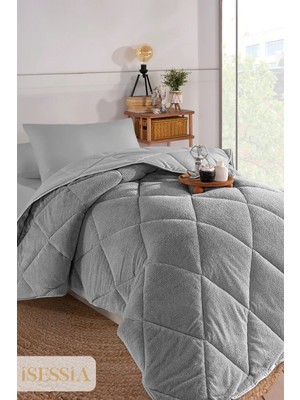 Isessia Veloria Wellsoft Tek Kişilik Yorgan Çift Taraflı | Ultra Yumuşak 4 Mevsim Konfor | 155X215 cm