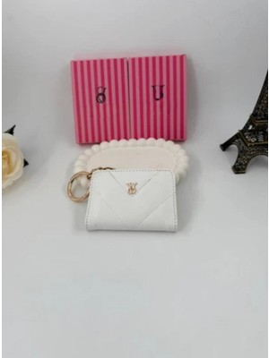 Ges Shop Kadın Kartlık Anahtarlık Detaylı Cüzdan