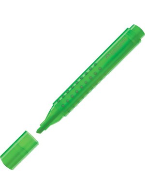 Faber-Castell Textliner Marker Fosforlu Kalem Grip Yeşil 15 43 63 (10 Lu Paket)