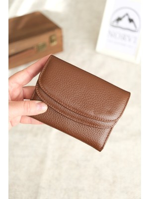 Norvi Leather Bozuk Para ve Bol Kartlık Bölmeli Hakiki Deri Küçük Kadın Cüzdanı 1181