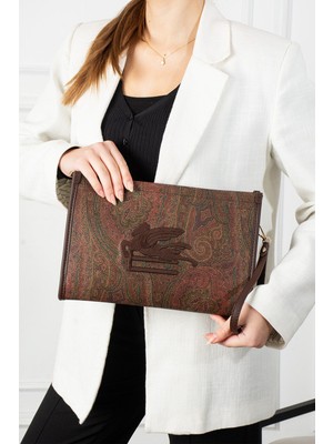 Ges Shop Kadın Etnik Desen Clutch Çanta