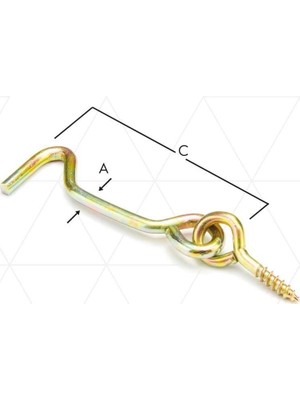 Trend Movira Çengelli Askı 60 No ( 5 Adet )