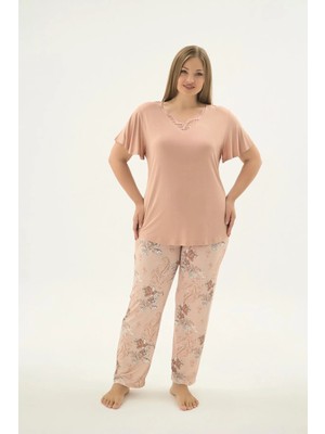 Sevim 17615 Kadın Bıg Sıze Pijama Takım