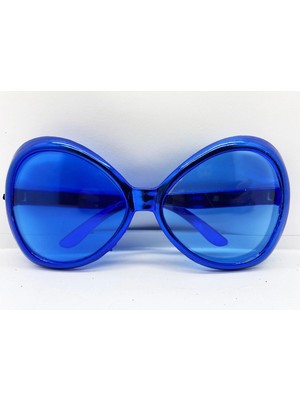 MiraLive Mavi Renk Yeşilçam Nostalji 80LI Yıllar 90LI Yıllar Parti Gözlüğü 7X16 cm