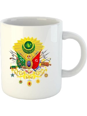 MiraLive Osmanlı Armalı Kupa Bardak