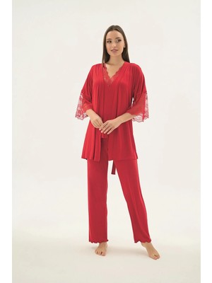 Sevim 17434 Kadın Pijama Takımlı Kimona