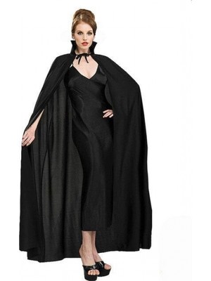 MiraLive Siyah Yakalı Yetişkin Pelerin 120 cm