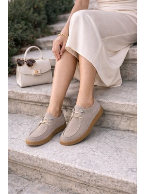 Slipcat Kadın Süet Bağcıklı Casual Günlük Ayakkabı –ortopedik & Termo Hafif Rahat Taban