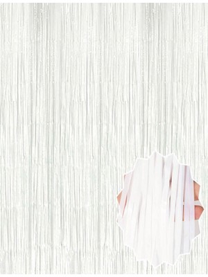 MiraLive Soft Beyaz Renk Duvar ve Kapı Perdesi