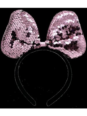 MiraLive Renk Değiştiren Pullu Fiyonk Parti Tacı Pembe Gümüş
