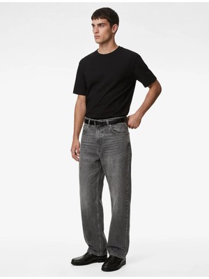 Koton Siyah Erkek Regular Fit Bisiklet Yaka Pamuklu Basic Kısa Kollu Tişört Model Kodu: 6SAM10011MKSIYAH