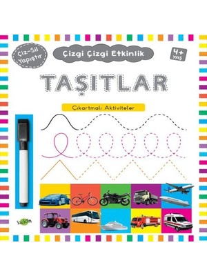 Çizgi Çizgi Etkinlik - Taşıtlar (4+ Yaş)