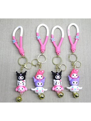MiraLive Hello Kitty ve Arkadaşları Silikon Anahtarlık
