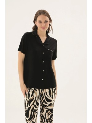 Sevim 17712 Kadın Düğmeli Pijama Takım