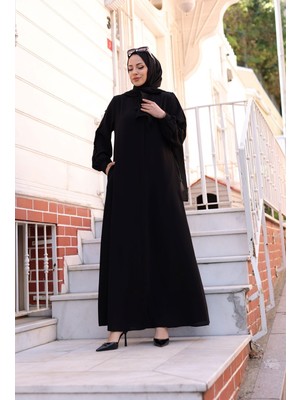 Kadeem Giyim Felora Ferace  Siyah - 9010