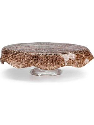 Ivv Diamante Pasta Sunum Kestane 26 cm
