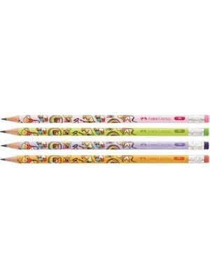 Faber-Castell Kurşun Kalem Silgili Jimnastik 2B (72 Li Paket)