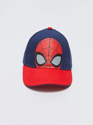 LC Waikiki Lcw Accessorıes Lacivert Spider-Man Baskılı Erkek Çocuk Kep Şapka
