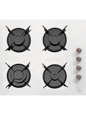 Çetintaş Evii W 848 Cat L Eı Beyaz Emaye Cam Ankastre Ocak