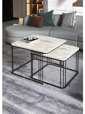 Savita Home Alize Ikili Orta Sehpa - 48 cm