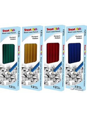 Globox Smart Kids Kurşun Kalem 2960 (12 Li Paket)
