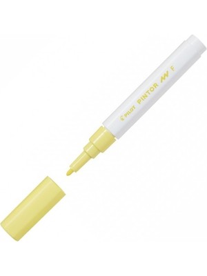 Pilot Pintor Keçeli Markör Dekor Boya Kalemi (F) Pastel Sarı Sw-Pt-F-Py (6 Lı Paket)