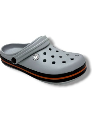 Apella E900-2-26 Anatomik Sabo Erkek Terlik Gri Siyah Turuncu