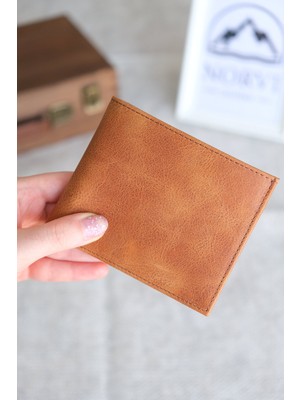 Norvi Leather Hakiki Deri Gizli Fermuarlı Erkek Cüzdan Kartlık