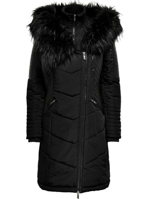Only Onlnewlinette Slim Fit Kapüşonlu Mont Bayan Mont 15295396