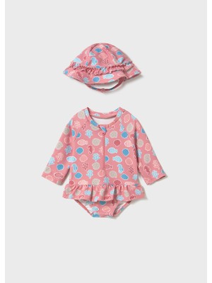 Mayoral 6-18 Ay Arası Mayo Şapka Set - Somon