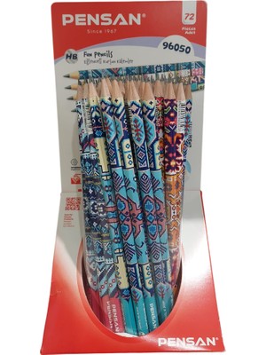 Pensan Kilim Flimli Kurşun Kalem HB (72 Li Paket) Pe96050/72
