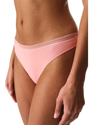 Penti Pembe Easy Pamuklu Trim Brazilian Külot