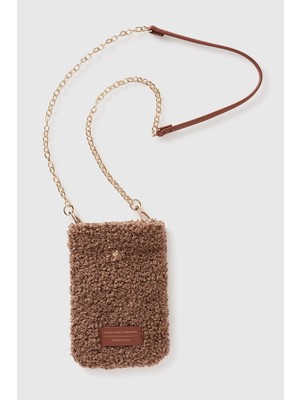 United Colors Of Benetton Yeşil Kadın / Kız Kdn_suni Kürk Omuz Askılı Cep Telefonu Çantası Model Kodu: 6RUDDY09119W