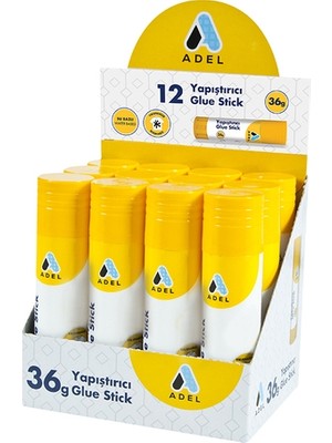 Adel Stick Yapıştırıcı Glue 36 Gram 2025 (12 Li Paket)