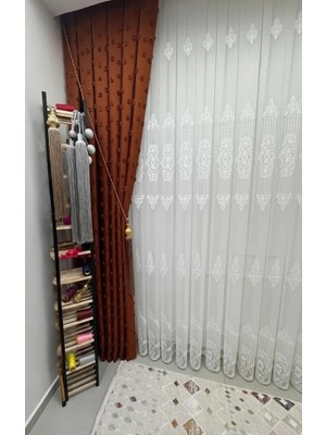 Nivemes Home Nivemeshome 4528 Asel 1/3 Pileli Tül Perde Apm