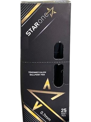  silka linc starone tükenmez kalem 0,7 mm siyah (25 li paket)