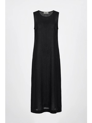 Armine Vual Içlik Elbise Siyah