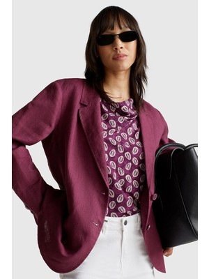 United Colors Of Benetton Mürdüm Kadın / Kız Kdn_desenli Kolsuz T-Shirt Model Kodu: 3EGTD10BMMÜRDÜM