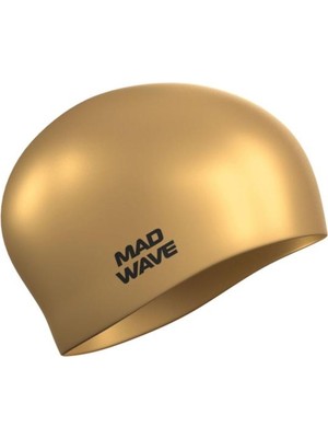 Speedo Mad Wave Uzun Saç Silikon Bone Gold