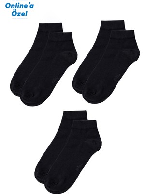 Kiğılı 3'lü Pamuklu Esnek Spor Çorap Seti