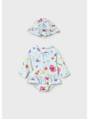 Mayoral 6-18 Ay Arası Mayo Şapka Set - Mint Yeşili