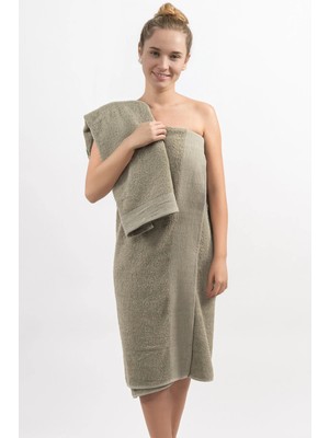 Isessia Pamuk 2'li Havlu Seti (70X140 ve 50X90) Yüksek Emici Banyo & El Yüz Havlusu | Çeyizlik Havlu Takımı