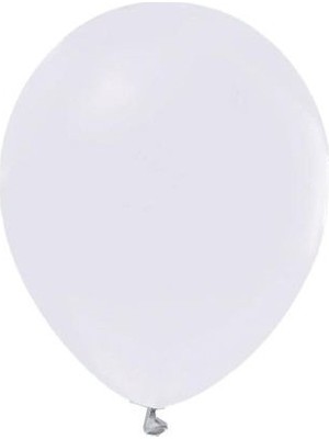 Balonevi Balon 12" Metalik Beyaz 12 Li Paket
