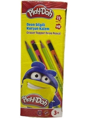 Play-Doh Kurşun Kalem Neon Silgili Kk026 (72 Li Paket)
