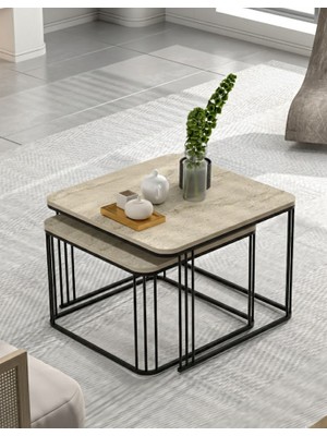 Savita Home Alize Ikili Orta Sehpa - 48 cm