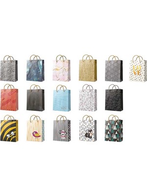 Gıpta Karton Çanta Seti (Hediye Çantası) Large (32 Li Paket)