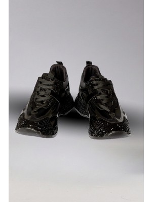 Victoria Shoes Kristal Işlemeli Platform Spor Ayakkabı