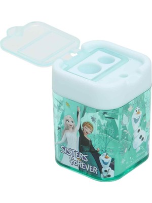 Disney Frozen Kalemtıraş Hazneli & Çift Bıçaklı Cube Sisfe-Letgo 1010 000232 (24 Lü Paket)