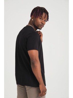 Lacoste Bisiklet Yaka Siyah Büyük Beden