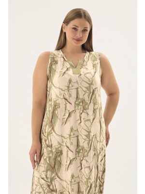 Sevim 17764 Kadın Bıg Sıze Uzun Gecelik